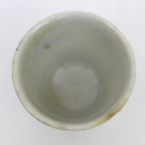 LATE QING CHINESE BLUE AND WHITE PORCELAIN TEACUP CIRCA 1880 - ADDITIONAL PHOTO 1