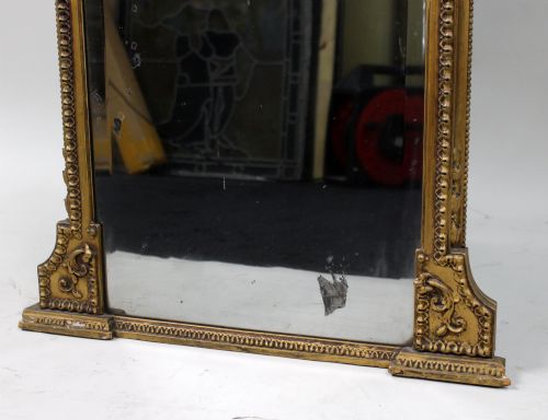 REGENCY GILTWOOD PIER GLASS WITH ORIGINAL INTAGLIO CUT MIRROR PLATE C1815 - ADDITIONAL PHOTO 5