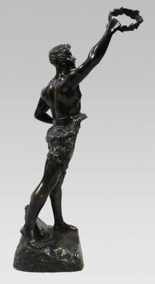FINE LATE 19TH CENTURY BRONZE FIGURE SIGNED LEMOYNE - ADDITIONAL PHOTO 10