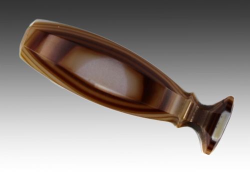 19TH CENTURY BANDED AGATE DESK SEAL - ADDITIONAL PHOTO 1