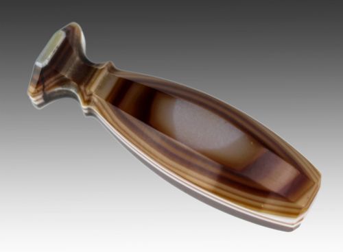 19TH CENTURY BANDED AGATE DESK SEAL - ADDITIONAL PHOTO 5