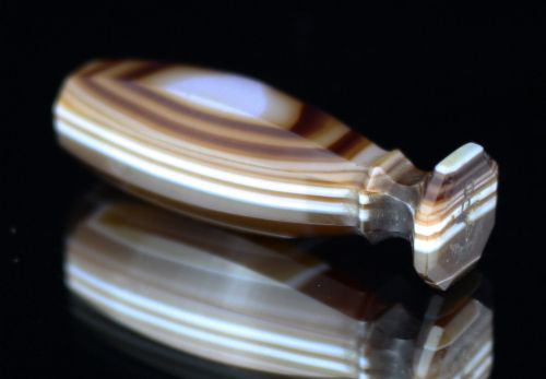 19TH CENTURY BANDED AGATE DESK SEAL - ADDITIONAL PHOTO 6