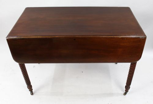 VICTORIAN MAHOGANY PEMBROKE TABLE - ADDITIONAL PHOTO 5
