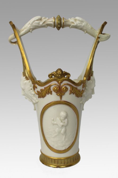 ROYAL WORCESTER EXHIBITION VASE RETAILED BY AB DANIELL SON 1884 - ADDITIONAL PHOTO 7