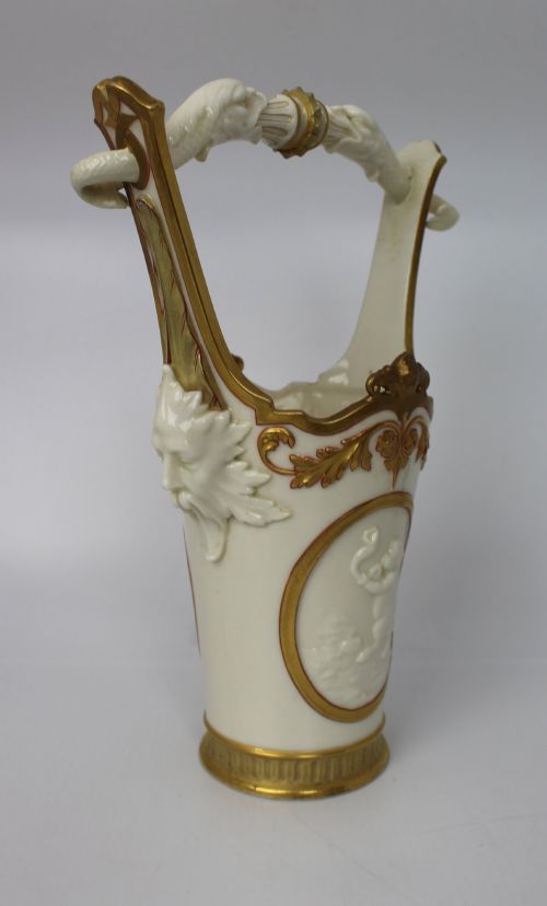 ROYAL WORCESTER EXHIBITION VASE RETAILED BY AB DANIELL SON 1884 - ADDITIONAL PHOTO 11