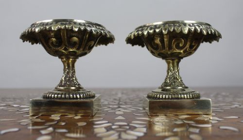 Pair of Grand Tour Bronze Urns C.1900