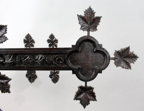 19TH CENTURY CARVED BLACK FOREST CROSS - ADDITIONAL PHOTO 7
