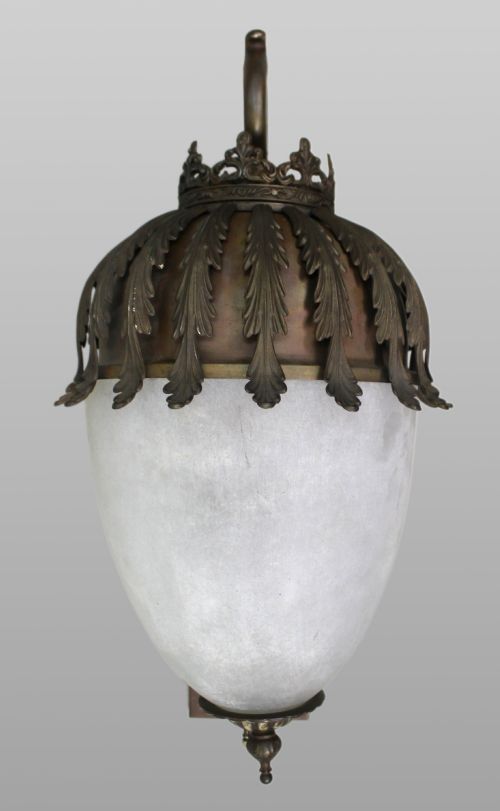 Fine Brass Wall Lantern from the Savoy Hotel, London