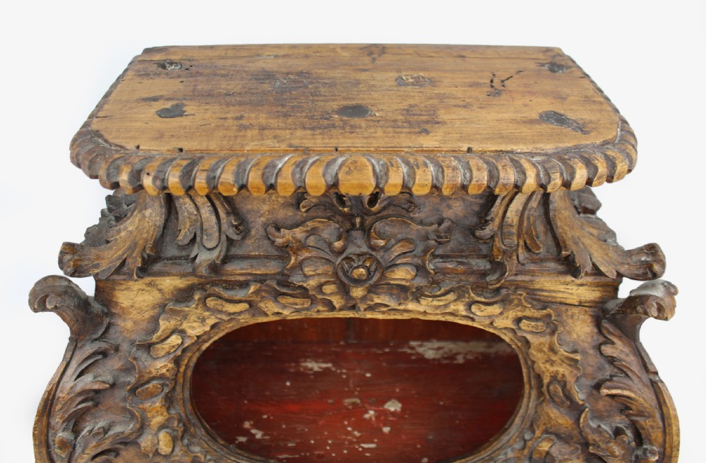 Antique Southern European Baroque Reliquary Cabinet View II