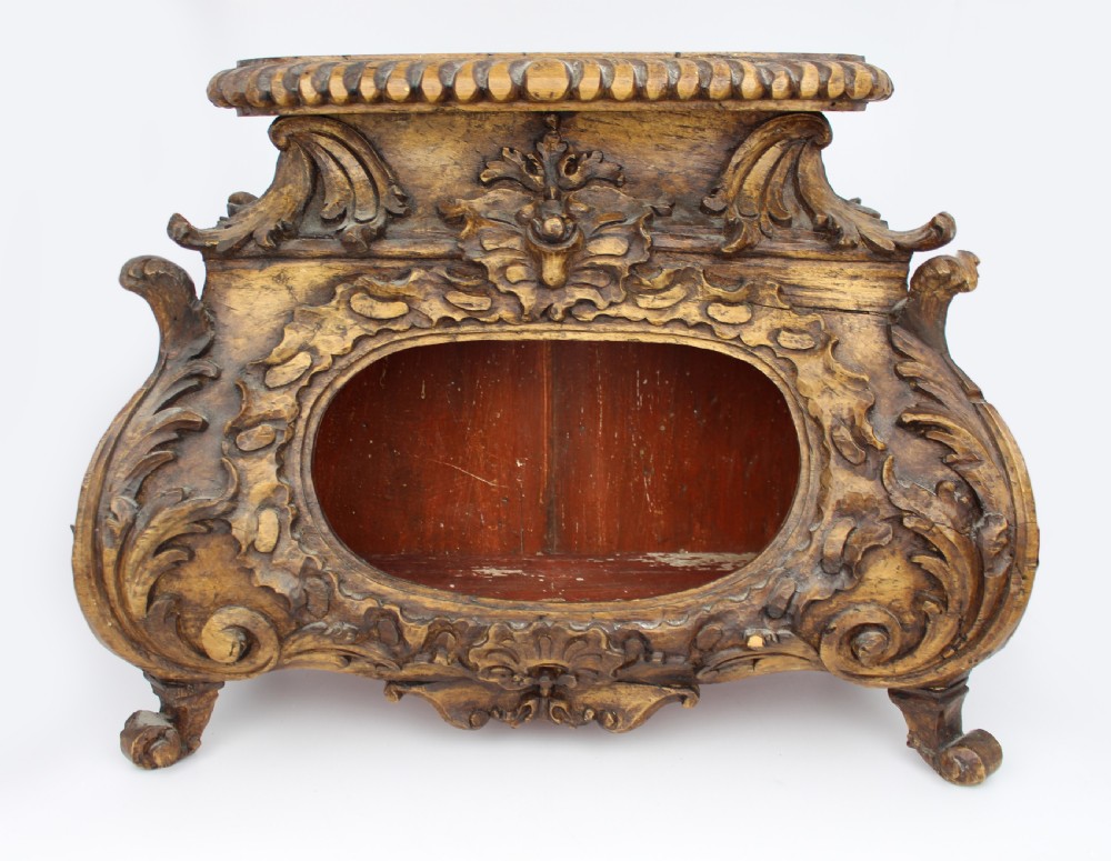 Antique Southern European Baroque Reliquary Cabinet