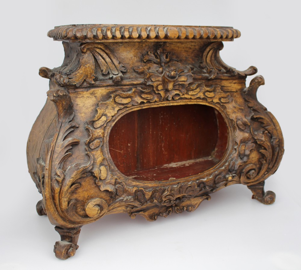 Antique Southern European Baroque Reliquary Cabinet View III