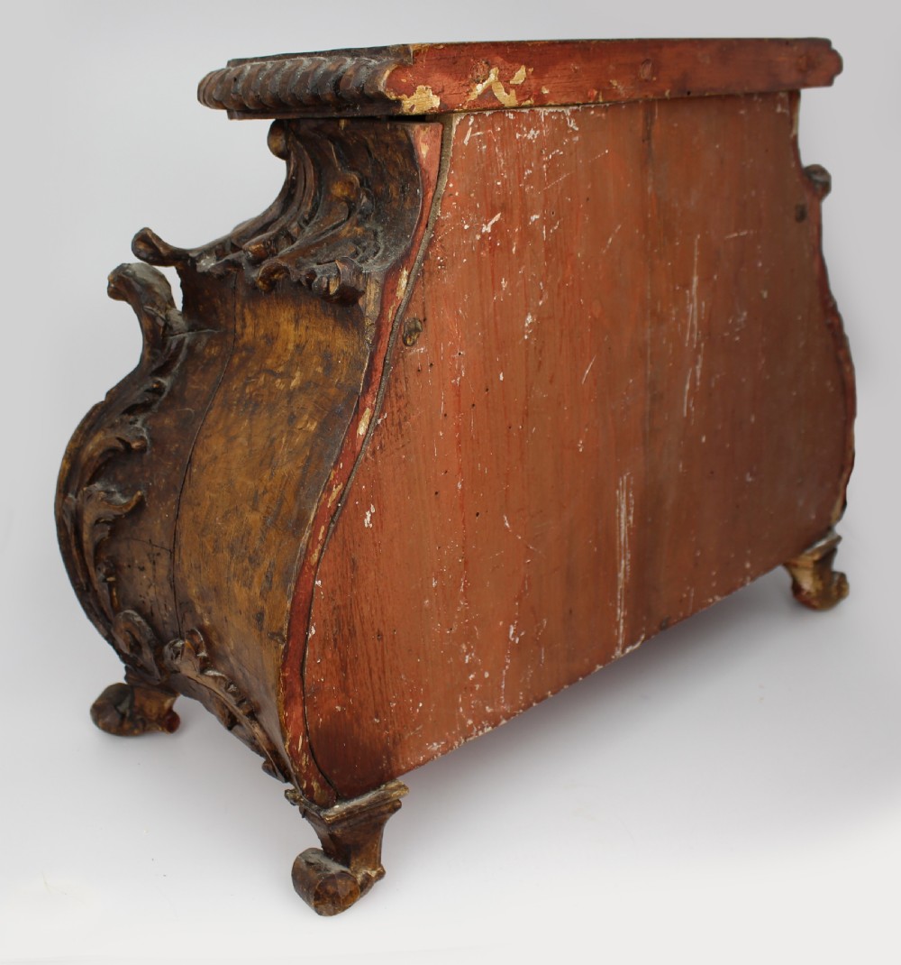 Antique Southern European Baroque Reliquary Cabinet View V