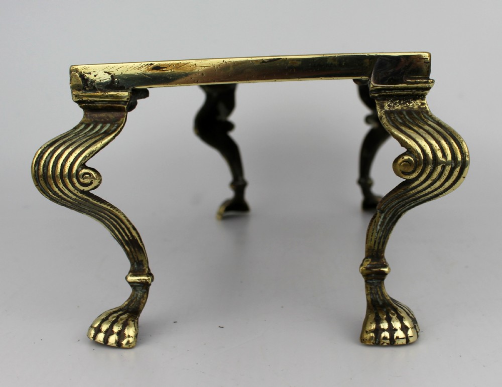 Antique Brass Trivet, circa 1900 View IV