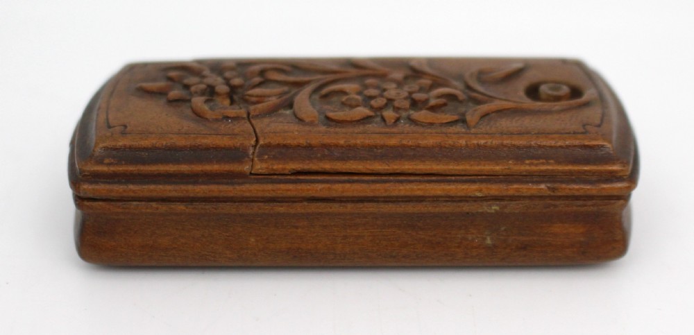 Carved Wooden Vesta Case, c.1880–1910 View IV