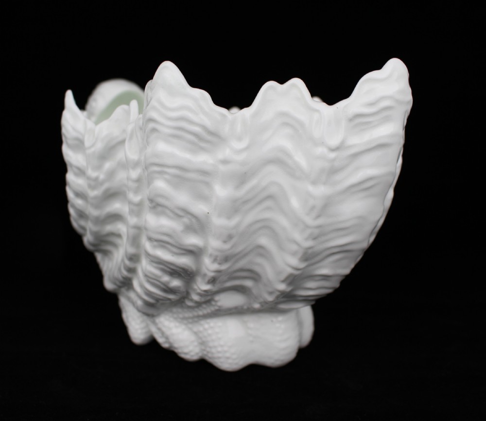 Large Coalport Porcelain Shell Form Sweet Dish c.1890 View II