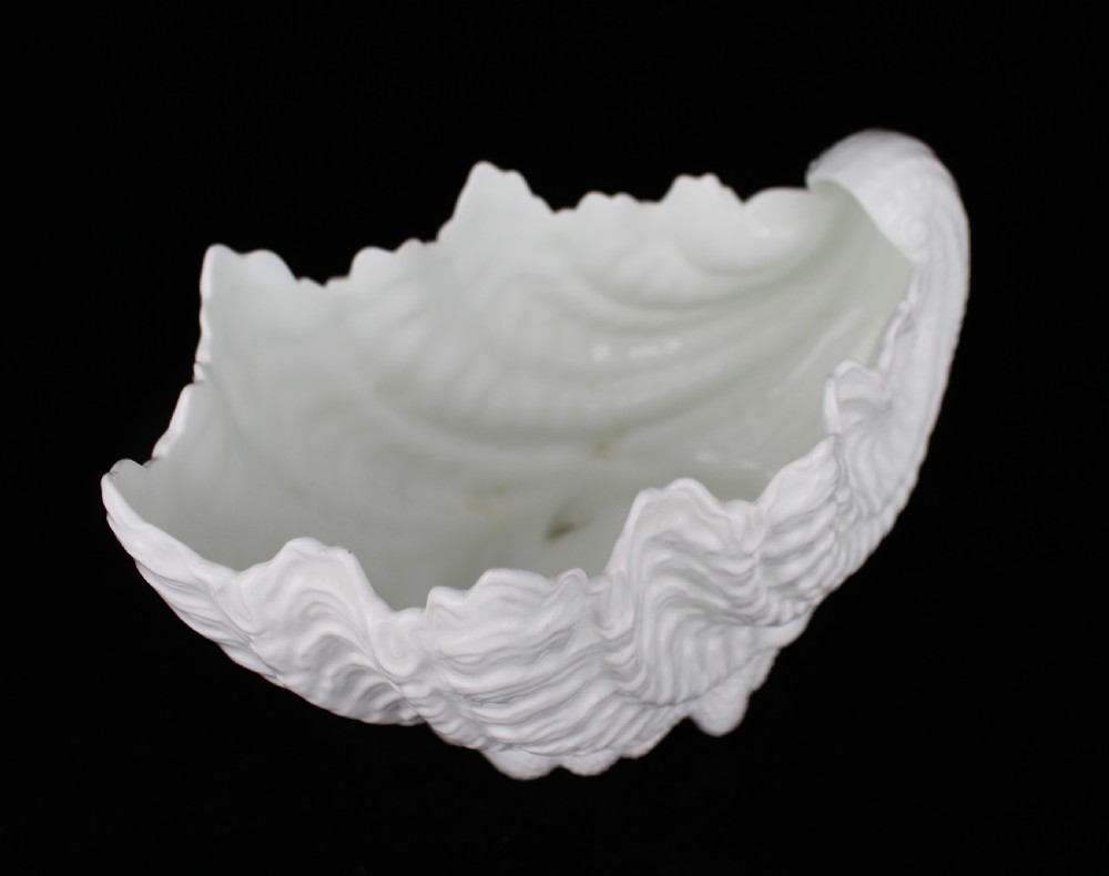 Large Coalport Porcelain Shell Form Sweet Dish c.1890 View IV