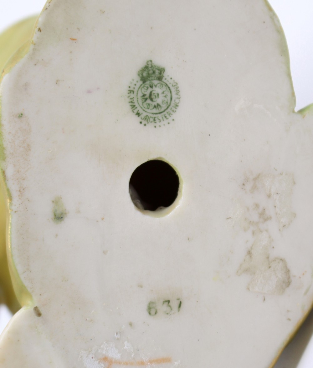 Royal Worcester Porcelain Figure – Kneeling Water Carrier by James Hadley c.1910 View VI
