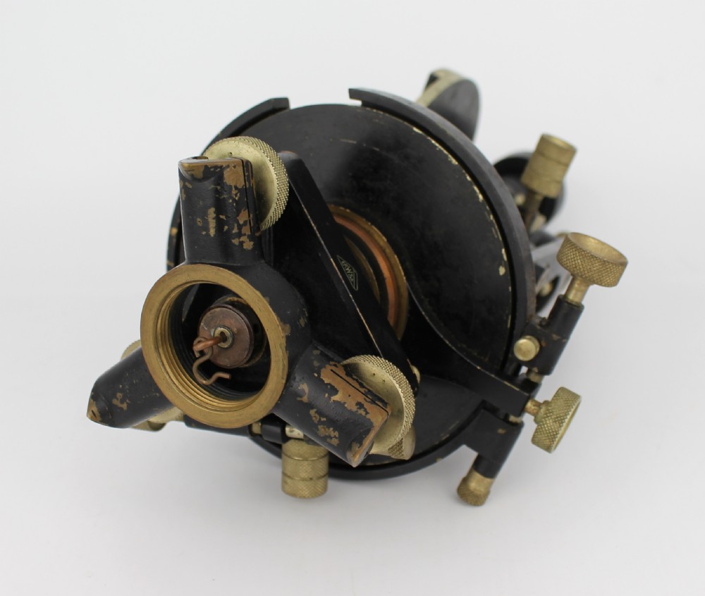 E.R. Watts & Son Theodolite in Original Case – Dated 1925