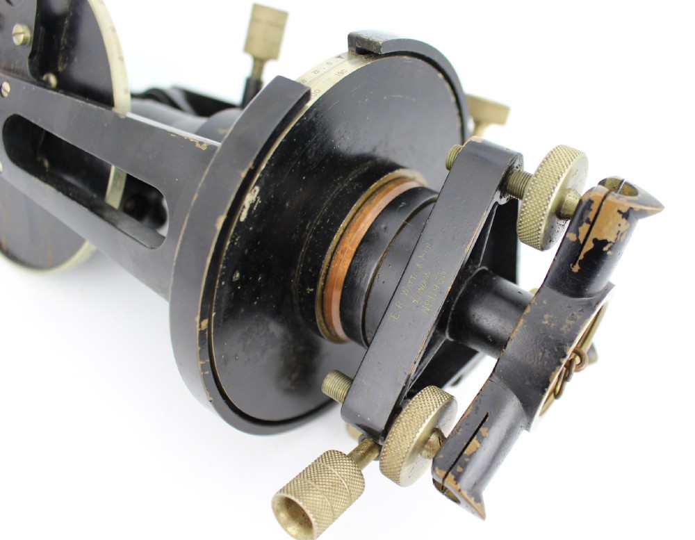 E.R. Watts & Son Theodolite in Original Case – Dated 1925 View III