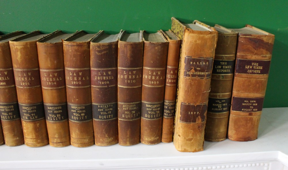 Books Antique Law Books – Law Journal & Reports, 1871–1915 (21 Volumes) View III