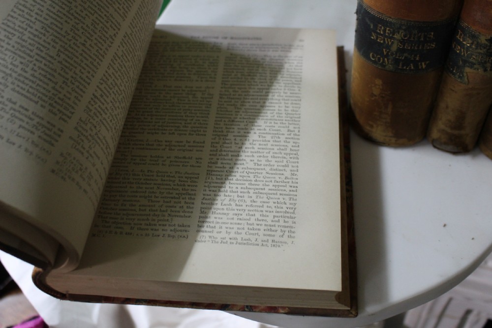 Books Antique Law Books – Law Journal & Reports, 1871–1915 (21 Volumes) View VII