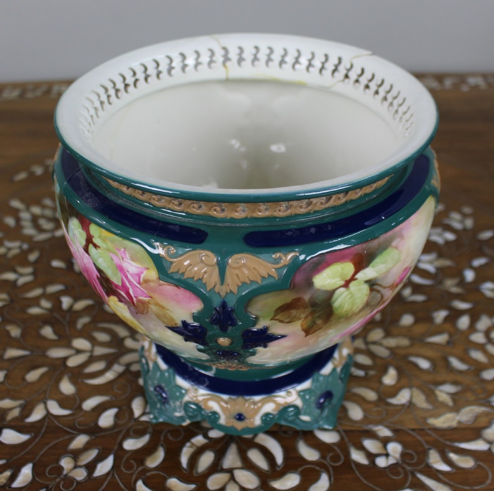Large Royal Worcester Hadley Pot Pourri Vase, 1911 View II