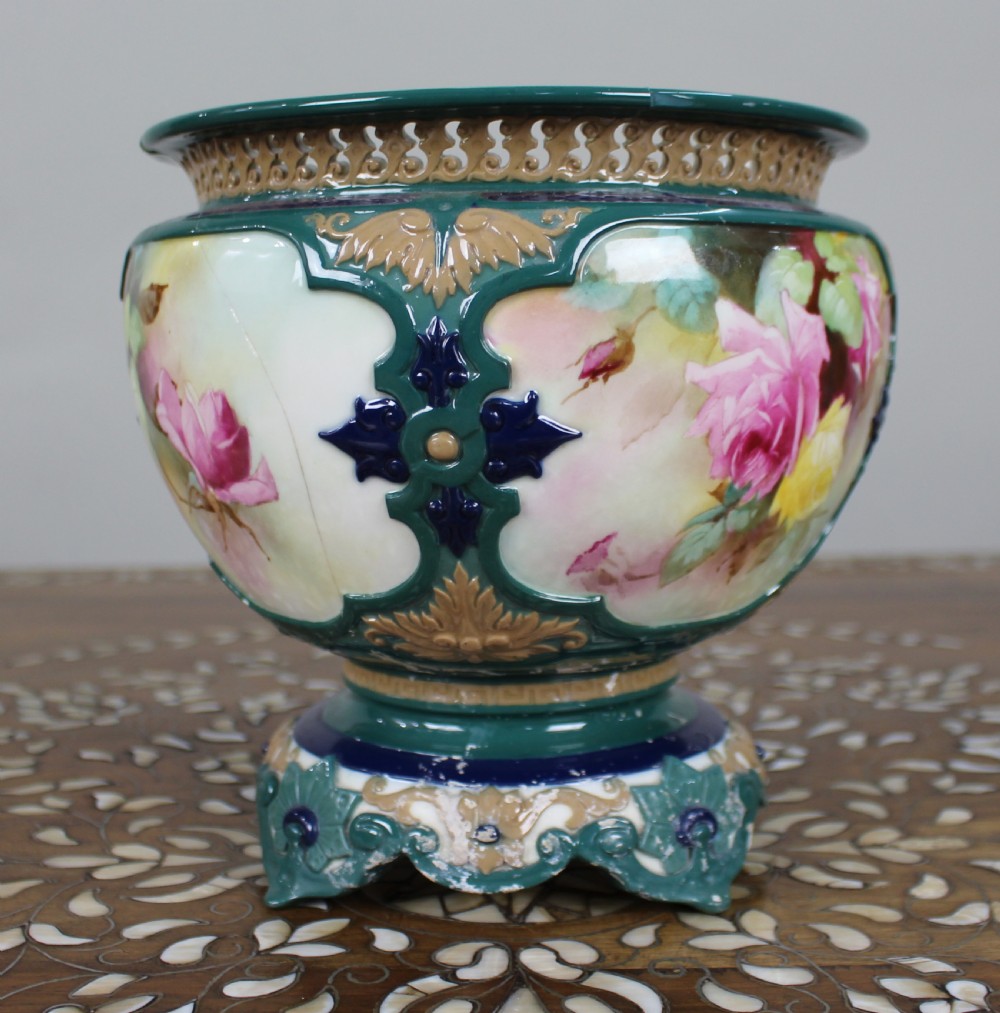Large Royal Worcester Hadley Pot Pourri Vase, 1911 View IV