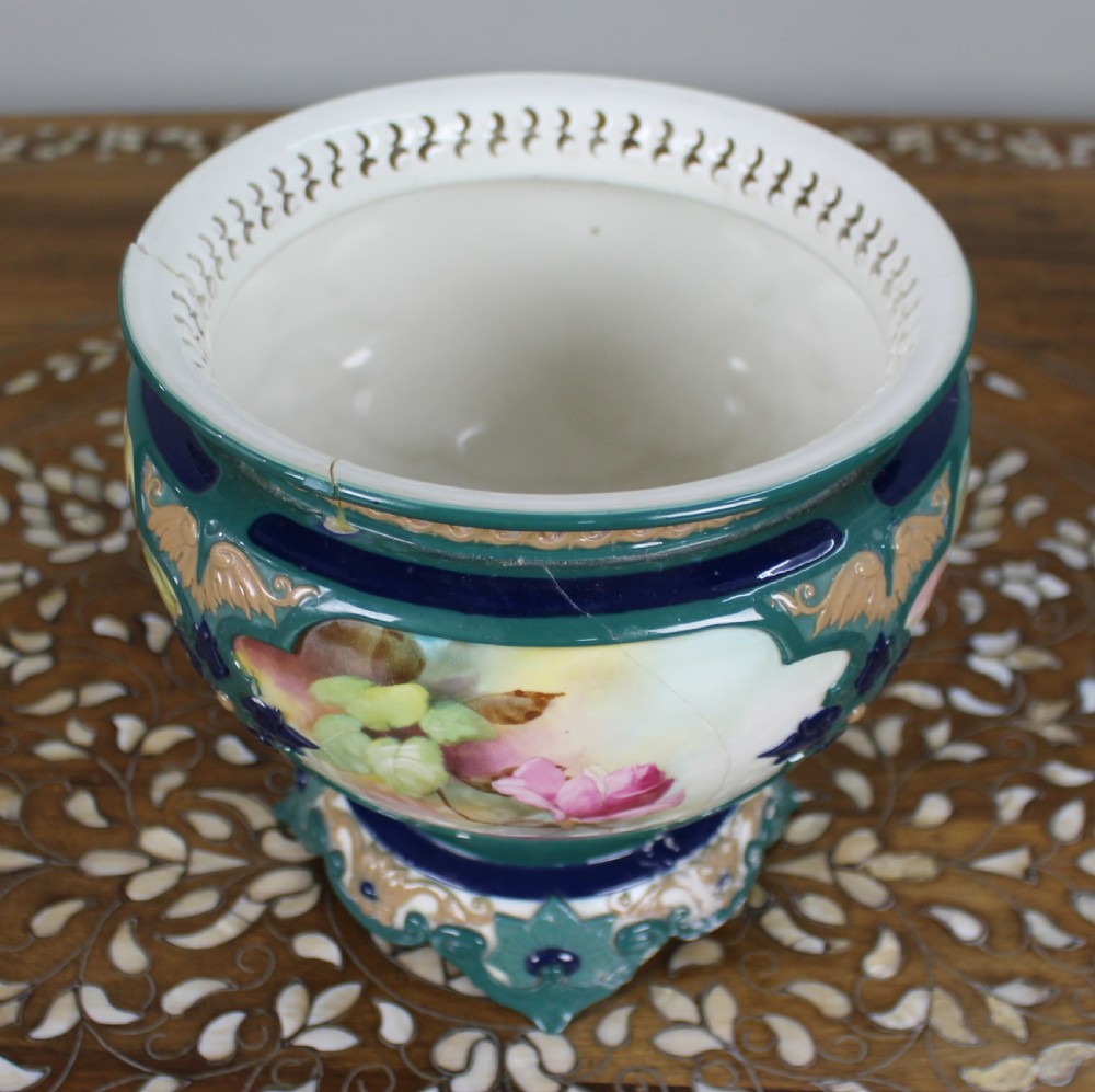 Large Royal Worcester Hadley Pot Pourri Vase, 1911 View VI