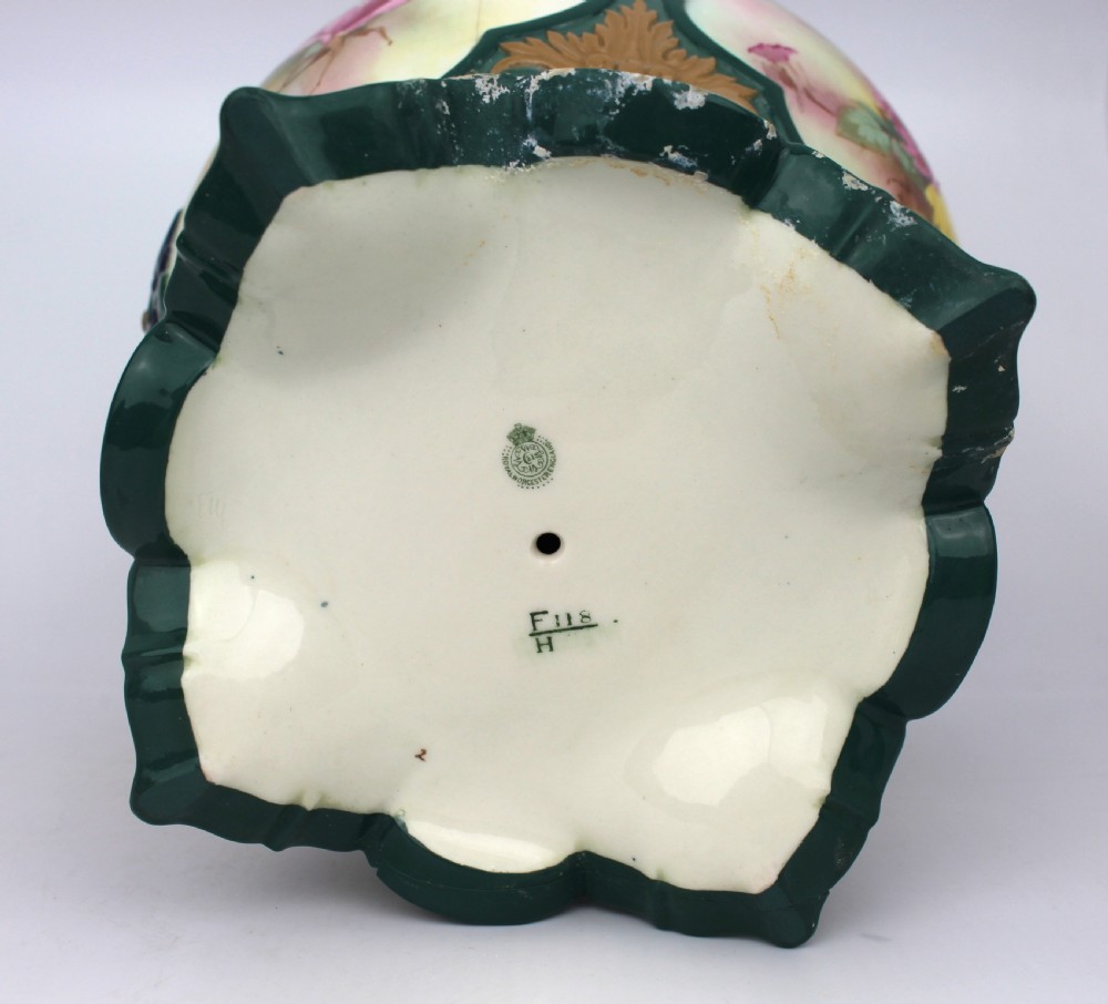 Large Royal Worcester Hadley Pot Pourri Vase, 1911 View IX