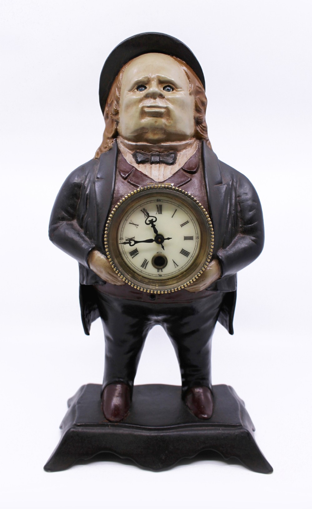 Bradley & Hubbard ‘John Bull’ Blinking Eye Clock – Pat. 1857 View VI