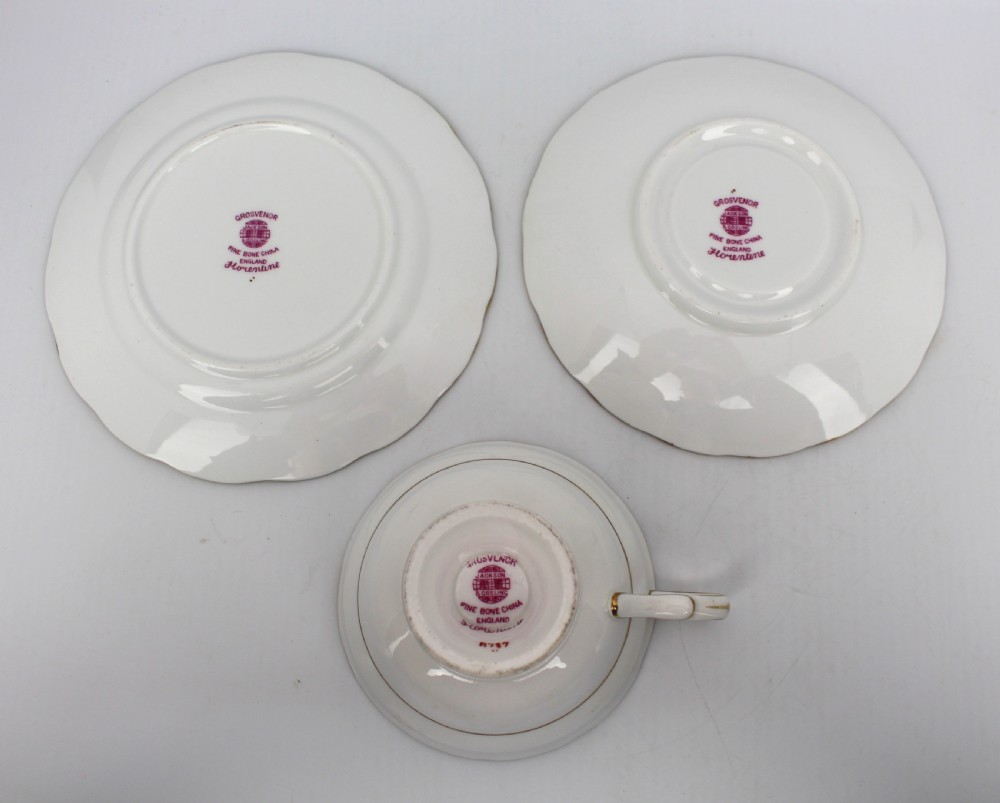 Set of 5 Grosvenor Jackson & Gosling Horentine Trios c.1910 View VI