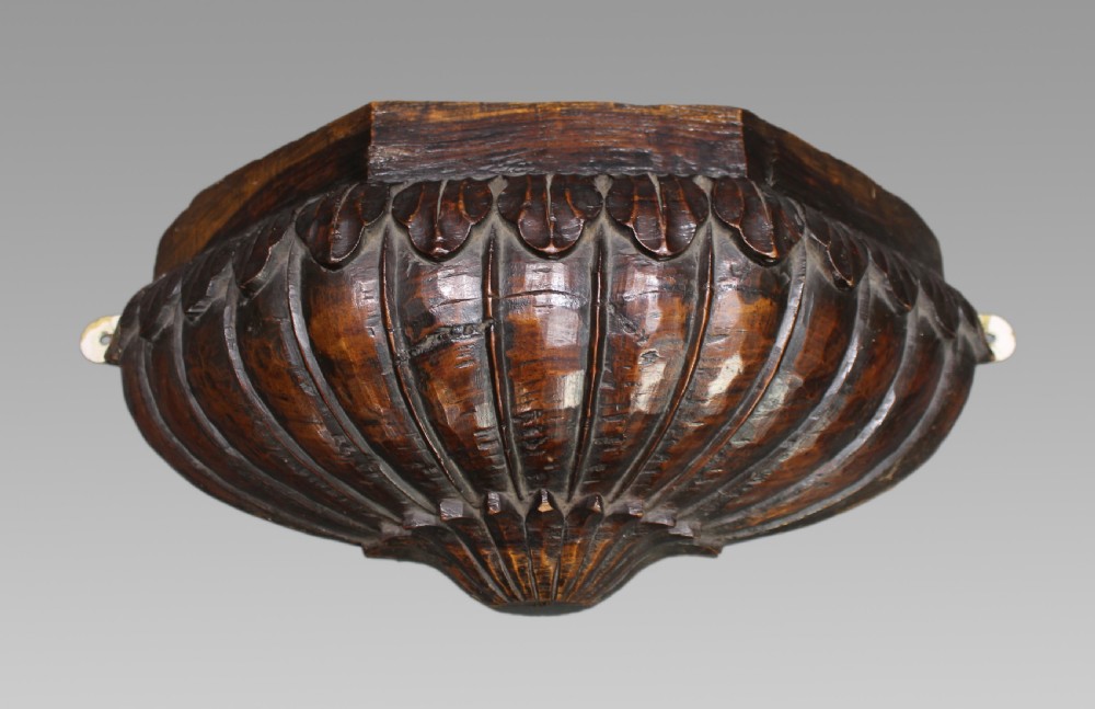18th Century Carved Walnut Wall Bracket View II