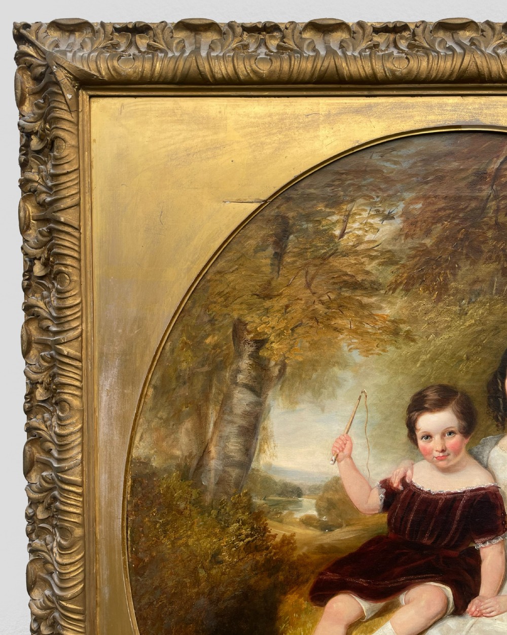 Early 19th Century Portrait Painting by James Bennett H. Smith – Oil on Canvas View V