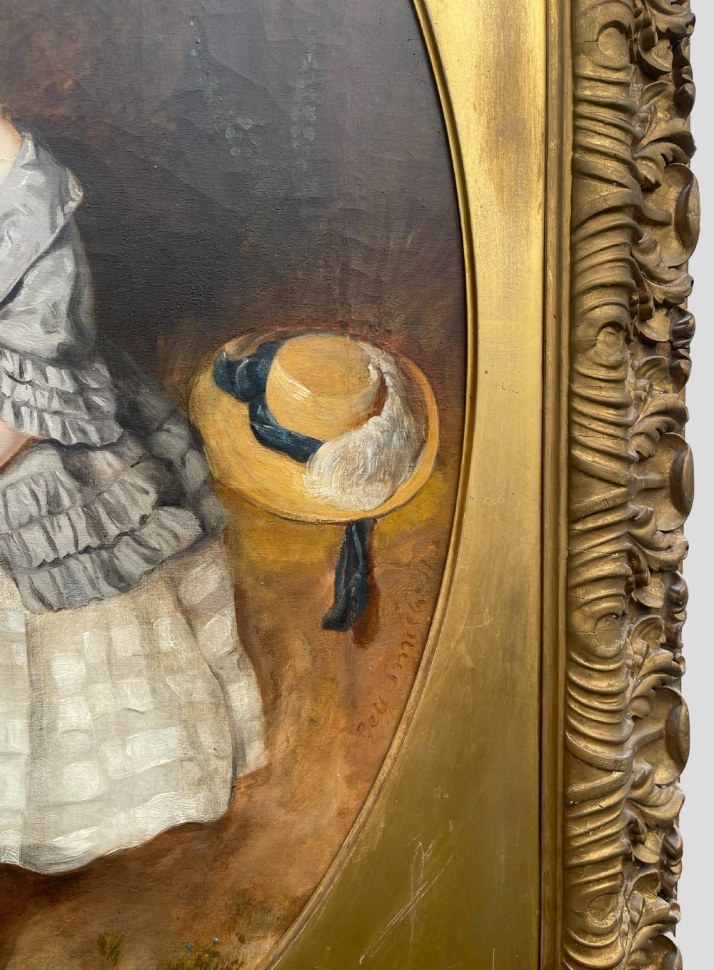 Early 19th Century Portrait Painting by James Bennett H. Smith – Oil on Canvas View VI