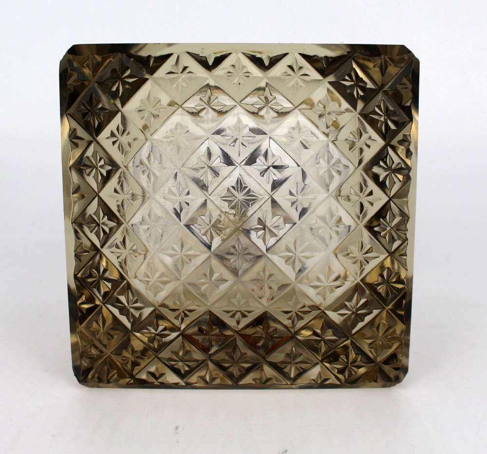 Fine Antique Silver and Cut Glass Inkwell c.1916 View XI