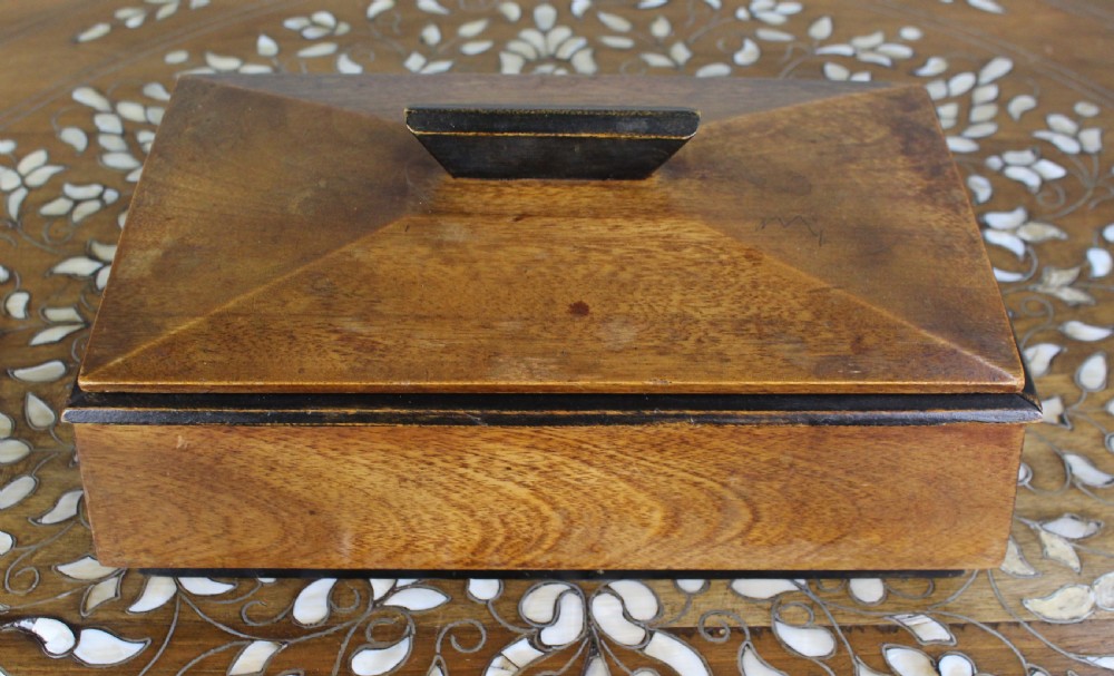 Early 20th Century Arts & Crafts Walnut Box View II