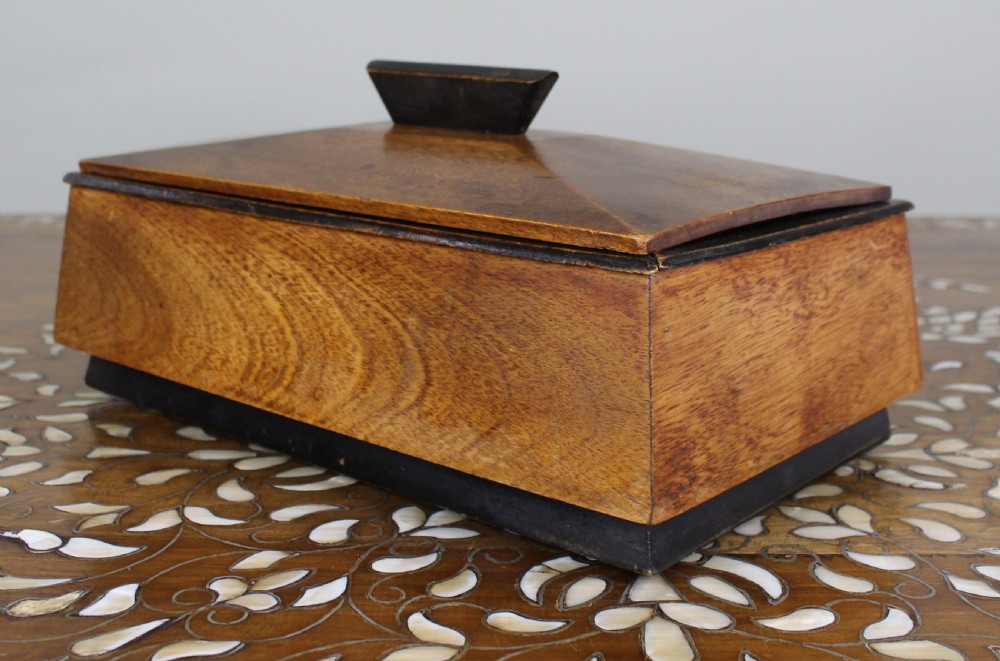 Early 20th Century Arts & Crafts Walnut Box View III