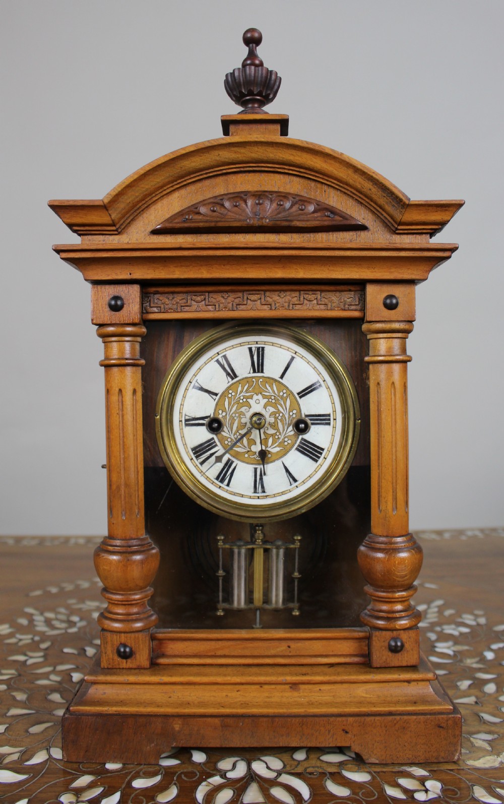Antique German Württemberg Mantel Clock, c.1890