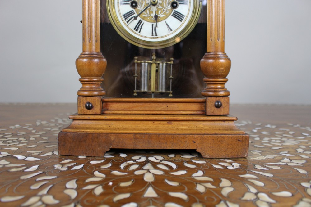 Antique German Württemberg Mantel Clock, c.1890 View III