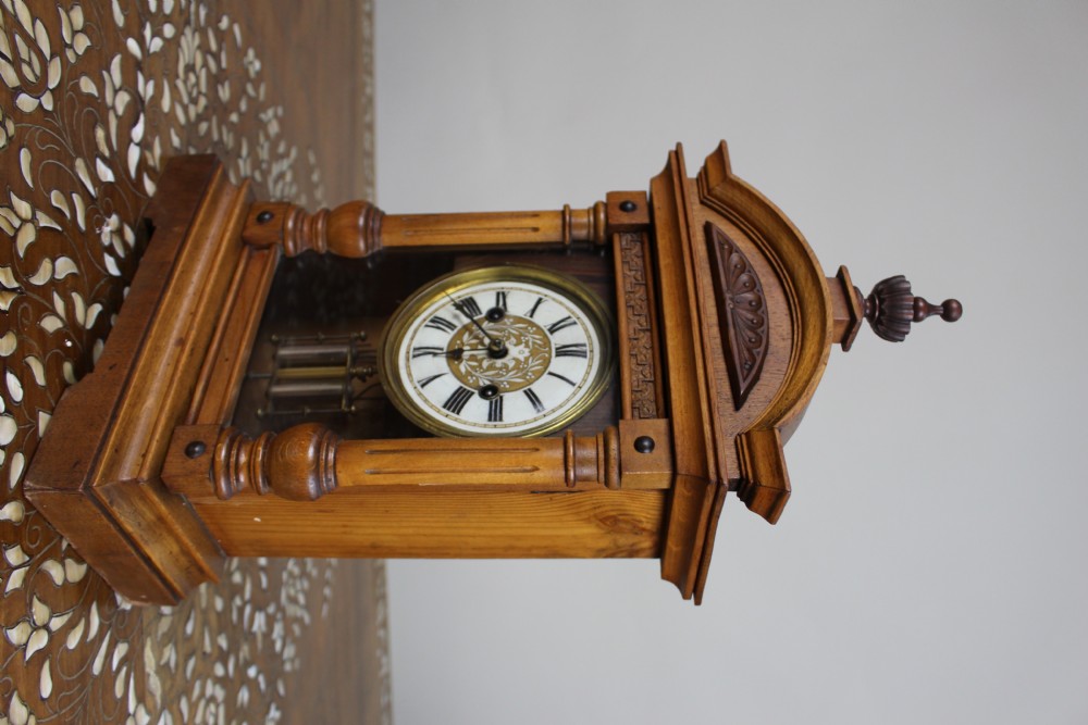 Antique German Württemberg Mantel Clock, c.1890 View VI
