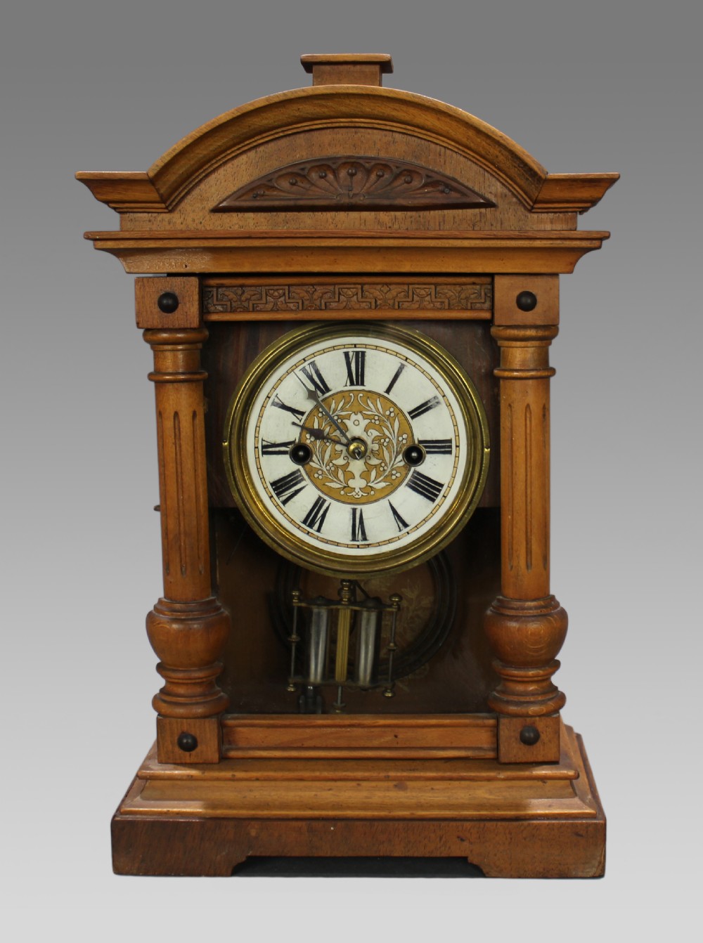 Antique German Württemberg Mantel Clock, c.1890 View VII