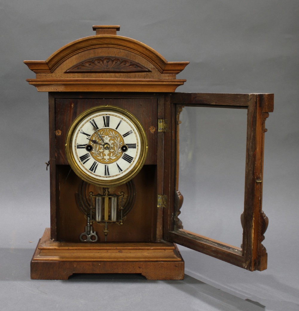 Antique German Württemberg Mantel Clock, c.1890 View XI