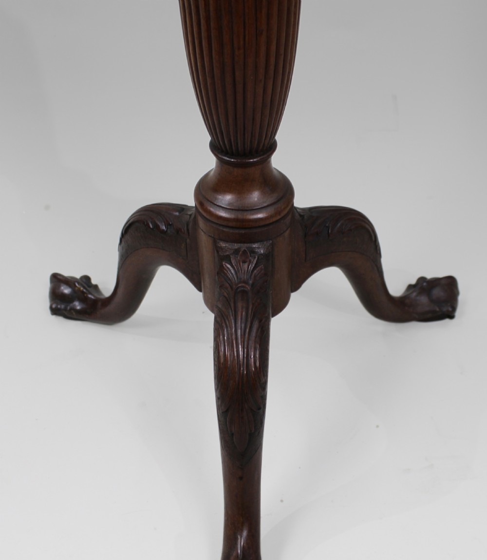 Antique Georgian Revival Mahogany Torchère Pedestal Stand View VIII