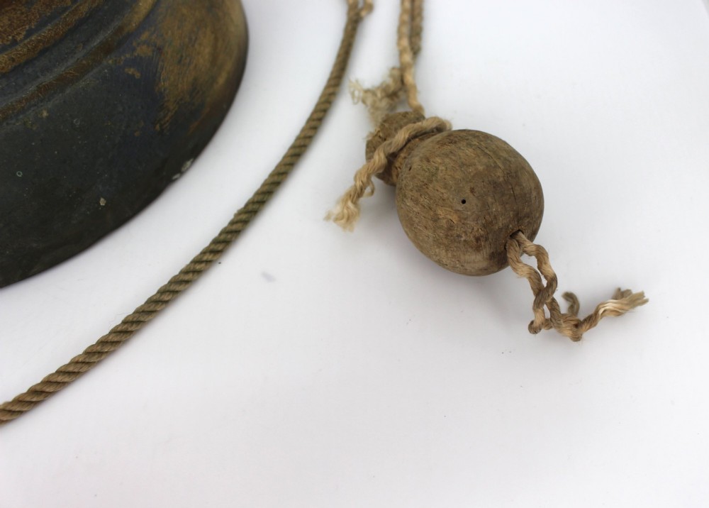 Fine British Bronze Ship's Bell with Crowned GR Cipher View V