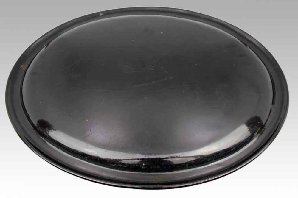 Victorian Papier-Mâché and Mother-of-Pearl Inlaid Tray by Benetfink & Co., London View XI