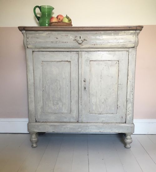 19th century french painted sideboard - CATEGORY: ANTIQUE SIDEBOARDS - DATED 19TH CENTURY