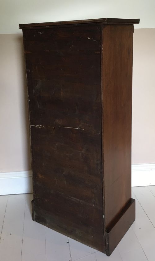 MID 19TH CENTURY MAHOGANY WELLINGTON CHEST - ADDITIONAL PHOTO 6