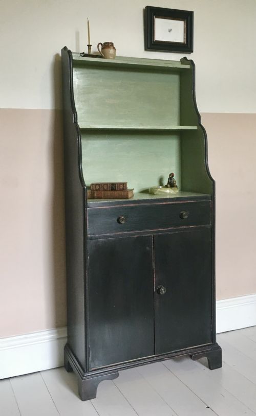 waterfall bookcase - CATEGORY: ANTIQUE BOOKCASES - DATED EDWARDIAN