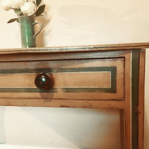 FRENCH PAINTED SIDE TABLE - ADDITIONAL PHOTO 2