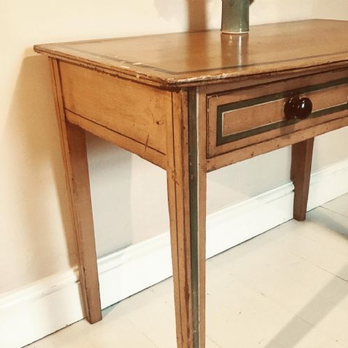 FRENCH PAINTED SIDE TABLE - ADDITIONAL PHOTO 4